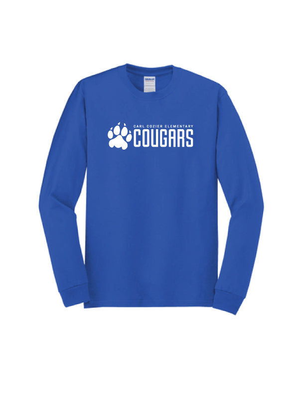 Adult Long Sleeve T-Shirt, Cougar Paw