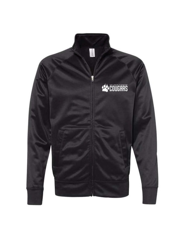 Adult Poly Tech Zip Jacket, Cougar Paw