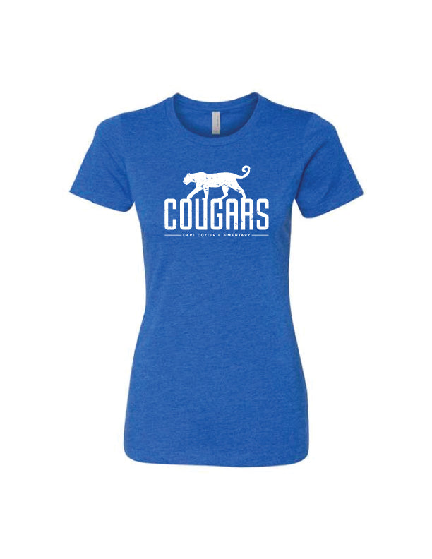 Women's T-Shirt, Walking Cougar