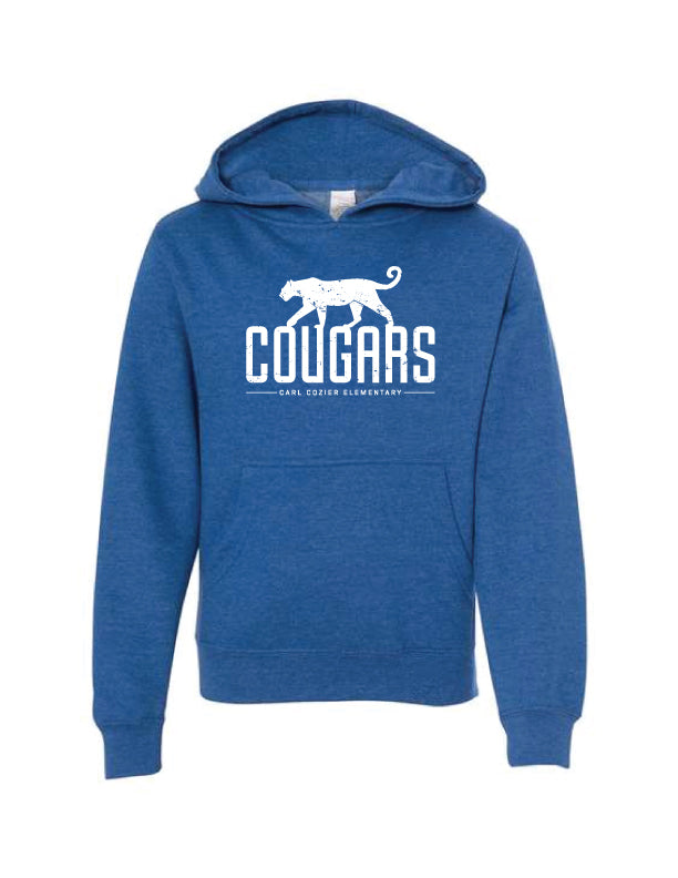 Youth Hoodie Sweatshirt, Walking Cougar