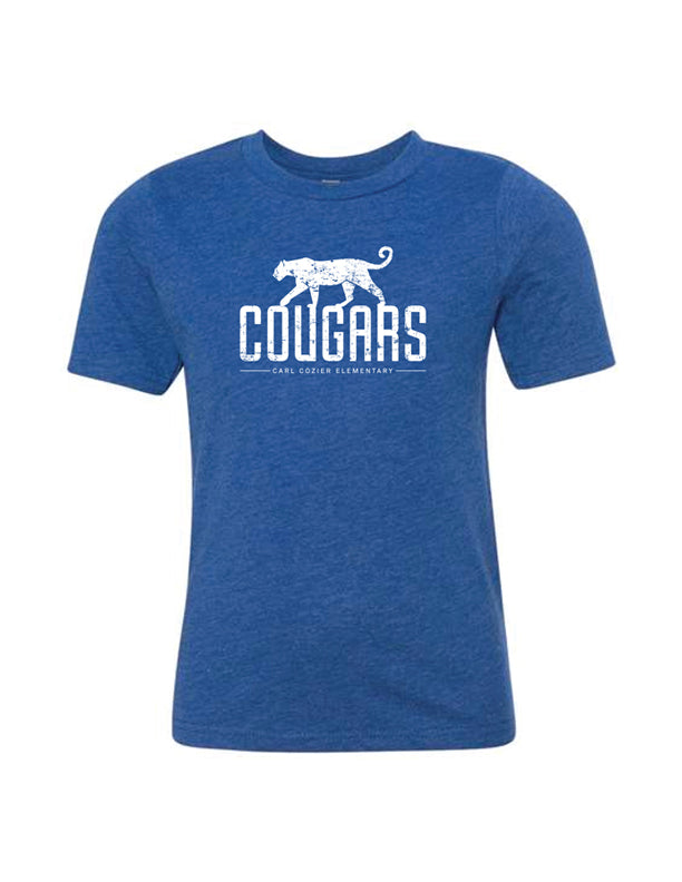 Youth T-Shirt, Walking Cougar